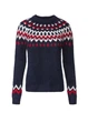 Свитер женский вязаный M с орнаментом - изображение 2
