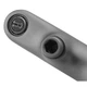 Смеситель для ванны Kroner KRM Linz GRN060 PVD Black с душевым комплектом, графит - изображение 4