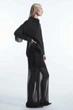 Сорочка жіноча COS oversized embellished fringed shirt 1211510001 Eur 34 Чорний - изображение 4