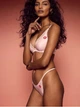 Трусики Tease Satin Kiss High-Leg Thong Panty Angel Pink,Рожевий ,XL - изображение 2