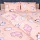 Комплект постільної білизни MirSon двоспальний 175x210 см 17-0665 Cream Kittens Ranforce Elite (2200009904264) - зображення 4
