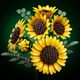 Конструктор Букет подсолнухов 686 деталей Конструктор цветы Icons Botanicals Sunflower Bouquet - изображение 8