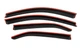 Дефлекторы окон Toyota Camry 2011-2017 EU / 2011-2014 USA 4шт Niken btycm1223 - изображение 2