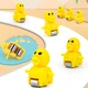 Интерактивная развивающая игрушка для детей горка-трек Small Duck Игровой набор веселые утки с подъемным механизмом 3 уточки - изображение 5