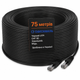 Патч-корд чёрный Ethernet Одескабель CAT5e UTP CU RJ45 75 м медный наружный кабель для Smart TV - изображение 9