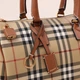 Женская сумка Burberry Medium Check Bowling бежевого цвета артикул 36590 - изображение 7