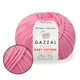 Пряжа Gazzal XL Baby Cotton, Ярко-розовый №3468, нить 50г/105м Газзал Беби Коттон ХЛ вязание, полухлопок для спиц и крючка - изображение 1
