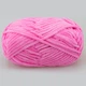 Плюшева пряжа Premium Yarn Baby Love (Бебі Лав) Розовый №309 - плюш для амігурумі, іграшок, маленький моточок 50г/60м - зображення 3