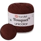 Пряжа YarnArt Bouquet Unicolor (ЯрнАрт Букет Уніколор) Коричневий №3209, 100% бавовна, 100г/200м, літня нитка для в'язання гачком і спицями - зображення 1