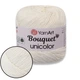 Пряжа YarnArt Bouquet Unicolor (ЯрнАрт Букет Уніколор) Білий №3201, 100% бавовна, 100г/200м, літня нитка для в'язання гачком і спицями - зображення 1