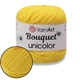 Пряжа YarnArt Bouquet Unicolor (ЯрнАрт Букет Уніколор) Жовтий №3218, 100% бавовна, 100г/200м, літня нитка для в'язання гачком і спицями - зображення 1