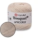Пряжа YarnArt Bouquet Unicolor (ЯрнАрт Букет Уніколор) Крем №3205, 100% бавовна, 100г/200м, літня нитка для в'язання гачком і спицями - зображення 1