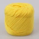 Пряжа YarnArt Bouquet Unicolor (ЯрнАрт Букет Уніколор) Жовтий №3218, 100% бавовна, 100г/200м, літня нитка для в'язання гачком і спицями - зображення 3