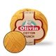 Нитки для килимової вишивки Olivin Cotton Punch, Оранж №1040, пряжа для тафтингу, в'язання, Punch Needle, 50 г / 200 м - зображення 1