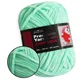 Плюшева пряжа Premium Yarn Baby Love (Бебі Лав) Мятный №345 - плюш для амігурумі, іграшок, маленький моточок 50г/60м - зображення 1