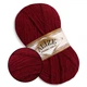 Alize Angora Gold, Бордо №57 – тонкая пряжа с ангорой, 100 г/550 м, акрил 80% / шерсть 20% - для вязания свитеров, шарфов, шалей - изображение 1