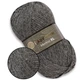 Lady Yarn Merino XL, Серый №23 – толстая зимняя пряжа 100 г / 100 м, 25% шерсть / 75% акрил, для свитеров, кардиганов, шапок и пледов - изображение 1