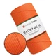 Пряжа Hobby Trend Macrame XL, помаранчева №120, поліефірний шнур для макраме 3 мм, 250 г/130 м, для в'язання сумок, кошиків та декору - зображення 1