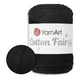 YarnArt Cotton Fair 4/4, Черный №5594- хлопковая пряжа для вязания спицами и крючком, 50 г/80 м, 100% хлопок - изображение 1
