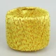 YarnArt Galassia, Желтый №5828 - пряжа с микропайетками, 25 г / 112 м, декоративная блестящая нить для одежды и аксессуаров - изображение 3