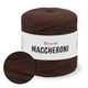 YarnArt Maccheroni, Коричневый - вторичная трикотажная лентовая пряжа, 90% хлопок, для ковриков, декора, хендмейда (Маччерони) - изображение 1