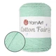YarnArt Cotton Fair 4/4, Мятный №5564- хлопковая пряжа для вязания спицами и крючком, 50 г/80 м, 100% хлопок - изображение 1