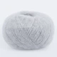 Gazzal Super Kid Mohair, Світло-сірий №64435 - супер кід мохер, тонка пряжа для ажурних виробів і павутинок, 25 г/237 м - зображення 2