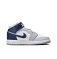 Кроссовки детские Jordan 1 Mid Gs White/Grey 40 Білий, Сірий DQ8423-104 - изображение 2