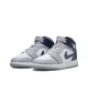 Кроссовки детские Jordan 1 Mid Gs White/Grey 40 Білий, Сірий DQ8423-104 - изображение 3