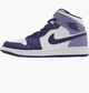 Кроссовки детские Jordan Air 1 Mid White/Violet 38.5 Білий, Фіолетовий DQ8423-515 - изображение 1