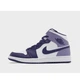 Кроссовки детские Jordan Air 1 Mid White/Violet 38.5 Білий, Фіолетовий DQ8423-515 - изображение 2
