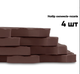 Татамі мат EasyFit SwallowTail 4 шт (60х60х1 см) пазл хвіст ластівки коричневий (EF-1950-BN) - зображення 4