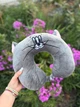 Подушка дорожная для шеи Кот 31x31x8 см Серая - изображение 2