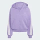 Жіноча толстовка ADIDAS KIT 3-STRIPES FULL ZIP adidas KV9882 (XS) фіолетовий (4068804609276) - зображення 6