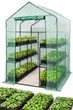 Теплица Bonro 143×143×195 см 8 полок для рассады сада парниковый шкаф парник стальной каркас двускатная крыша - изображение 10