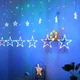 Гирлянда штора 3х1 м 120 LED RGB для новогоднего декора с пультом управления - изображение 2