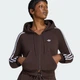 Женская толстовка GRAPHIC SHORT FRONT ZIP adidas LE8320 (S) коричневый (4069997990370) - изображение 4