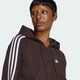 Женская толстовка GRAPHIC SHORT FRONT ZIP adidas LE8320 (S) коричневый (4069997990370) - изображение 5