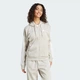 Жіноча толстовка Essentials 3-Stripes Full-Zip Fleece adidas JX7702 (S) бежевий (4068807338777) - зображення 1