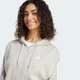 Жіноча толстовка Essentials 3-Stripes Full-Zip Fleece adidas JX7702 (S) бежевий (4068807338777) - зображення 5