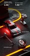 Дрифт машинка SG218PRO 1:16 на радиоуправлении 25 км/ч, RC автомобиль для дрифта с LED подсветкой, радиоуправляемая машина на пульте, до 80 м, 2 аккумулятора - изображение 15