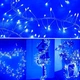 Светодиодная гирлянда-фейерверк 5 м 150 LED синий от сети для праздника - изображение 7