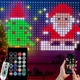 Разноцветная смарт гирлянда занавес USB 3x2м 400 LED с пультом управления для новогоднего декора - изображение 1