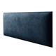 Декоративна м'яка оксамитова панель плитка модульне м'яке узголів'я ліжка Comfy Walls 20 * 100 * 4 см Синій - зображення 11