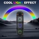 Бездротова караоке колонка ZQS-8301 Bluetooth з мікрофоном RGB підсвіткою USB FM пультом ДК автономною роботою 7 годин підлогова акустична система - изображение 4