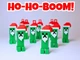 Новорічний Creeper Christmas Creeper Ho Ho Boom Зелений 5 См 3Д Друк - зображення 2