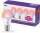 Розумна лампа WiZ E27 White and Color Ambiance 8.5W 806лм, Wi-Fi, Matter, Bluetooth, набір 4 шт. 8720169075771 - зображення 1