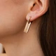 Серьги в красном золоте (фианиты) с08490 Онікс - изображение 5
