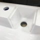 Умывальник на стиральную машину без перелива Adamant Washer New White искусственный камень - изображение 4