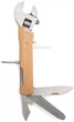 Мультитул кишеньковий Kikkerland Wooden Wrench Multi-tool з розвідним ключем (8 в 1) (0612615129092) - зображення 2